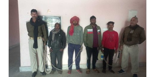 अवैध शराब की तस्करी कर रहे चार गिरफ्तार